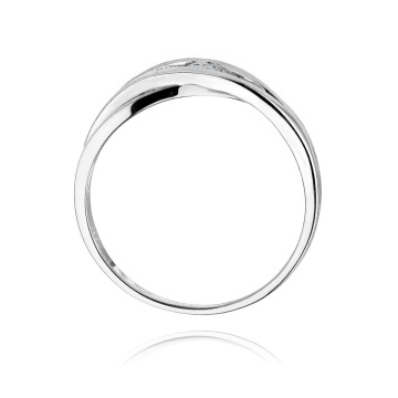 Inel Aur 14K cu Diamant Natural 0.10 ct - Img 6