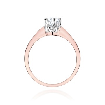 Inel Aur 14K cu Diamant Natural 0.25 ct - Img 7