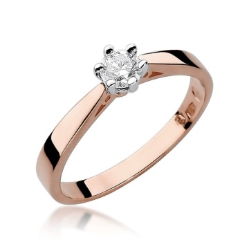Inel Aur 14K cu Diamant Natural 0.25 ct - Img 7