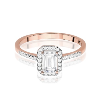 Inel Aur 14K cu Diamante de Laborator 0.79 ct - Img 6