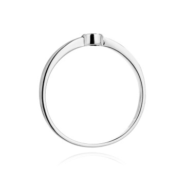 Inel Aur 14K cu Diamante Naturale 0.04 ct - Img 6