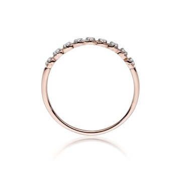 Inel Aur 14K cu Diamante Naturale 0.05 ct - Img 5