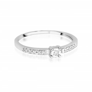 Inel Aur 14K cu Diamante Naturale 0.07 ct - Img 5