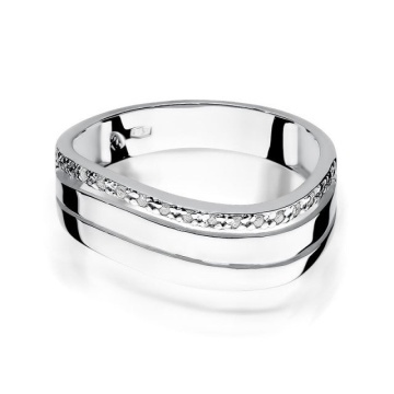 Inel Aur 14K cu Diamante Naturale 0.09 ct - Img 5