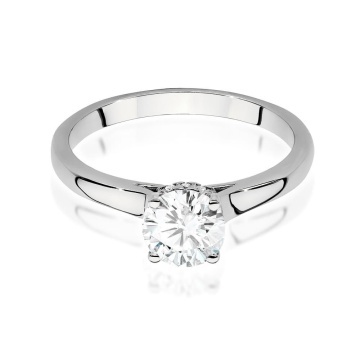 Inel Aur 14K cu Diamante Naturale 0.76 ct - Img 5