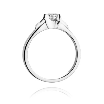 Inel Aur 9K cu Diamant de Laborator 0.20 ct - Img 7