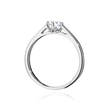 Inel Aur 9K cu Diamant de Laborator 0.40 ct - Img 6