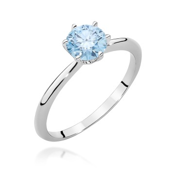 Inel Aur 9K cu Diamant de Laborator 1.00 ct - Img 5