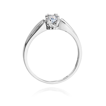 Inel Aur 9K cu Diamant Natural 0.24 ct - Img 6