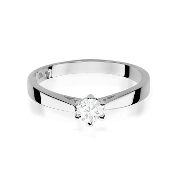 Inel Aur 9K cu Diamant Natural 0.25 ct - Img 5