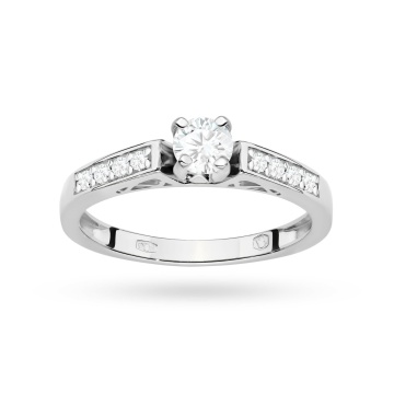 Inel Aur 9K cu Diamante de Laborator 0.42 ct - Img 9