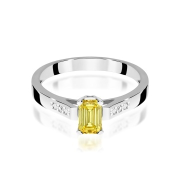 Inel Aur 9K cu Diamante de Laborator 0.54 ct - Img 6