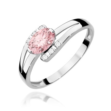 Inel Aur 9K cu Diamante de Laborator 0.55 ct - Img 5