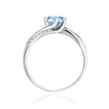 Inel Aur 9K cu Diamante de Laborator 0.55 ct - Img 7
