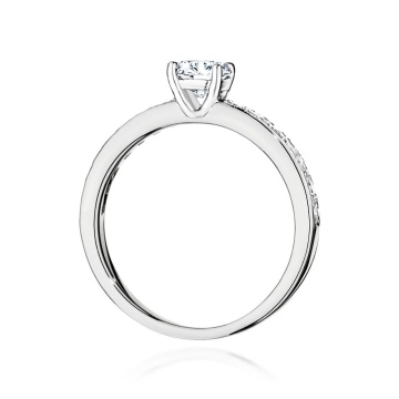 Inel Aur 9K cu Diamante de Laborator 0.70 ct - Img 6