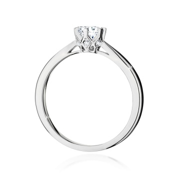 Inel Aur 9K cu Diamante Naturale 0.46 ct - Img 6