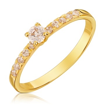Inel de logodnă din aur pr. 333 2.W123