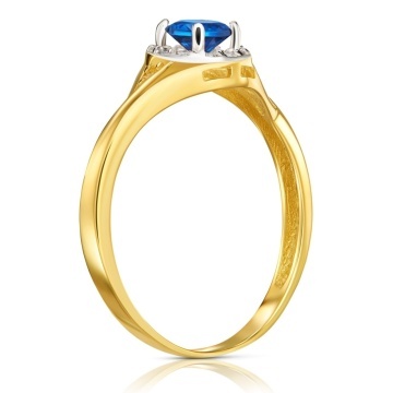 Inel Lady Glamour din aur, piatra safir pr. 333 1.530n - Img 2