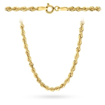 Lant Aur 14K Împletitură Korda 45cm - Eleganță Atemporală
