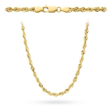Lanț Din Aur 14K Cu Împletitură Korda 55 cm - Img 2