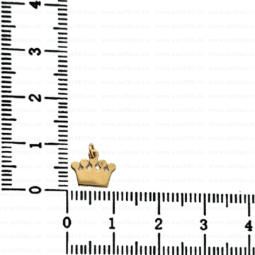 Link din aur 14k - pentru colier - coronita