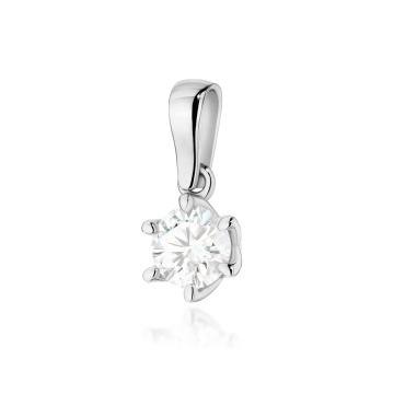 Pandantiv Aur 14K cu Diamant de Laborator 0.70 ct - Img 9