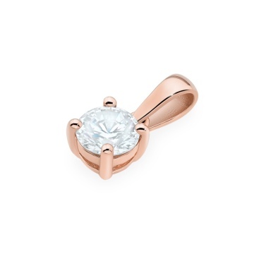 Pandantiv Aur 14K cu Diamant de Laborator 1.00 ct - Img 6