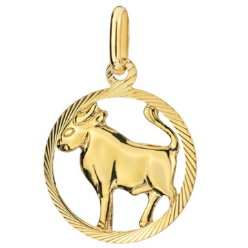 Pandantiv Aur 14K cu Semnul Zodiacal Taur - Img 2