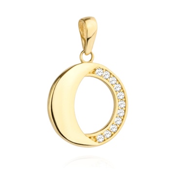 Pandantiv Aur 14k cu Zirconii Albe - Img 2