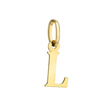 Pandantiv din Aur 14K - Litera L - Img 2