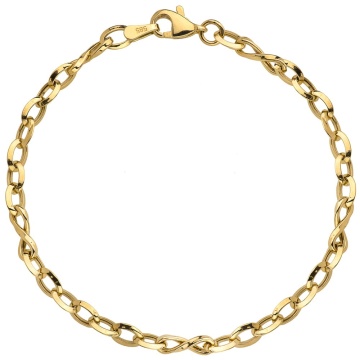 Bratara Lant Impletita cu Infinit- Aur 14k - Img 1