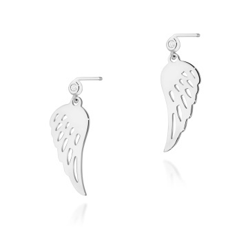 Cercei Aur 14K cu Diamante Naturale 0.03 ct Filet cu Protectie - Img 3