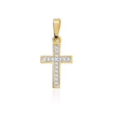Cercei Aur 14K cu Diamante Naturale 0.08 ct