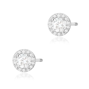 Cercei Aur 14K cu Diamante Naturale 0.74 ct Filet cu Protectie - Img 7