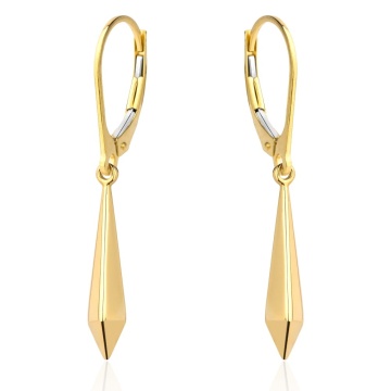 Cercei Aur 14k cu Model Alungit