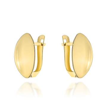 Cercei Aur 14K Elipse Simple