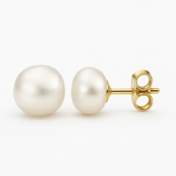 Cercei Grand Pearls din AUR 14K cu Perle de Cultura - Img 2