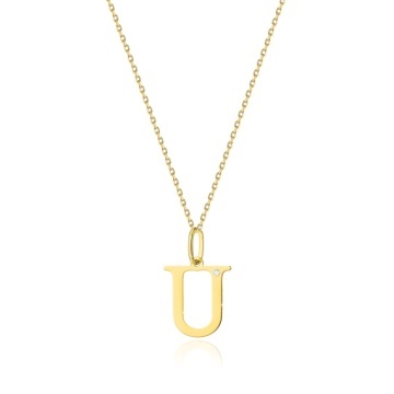 Colier Aur 14K cu Diamant Natural 0.01 ct