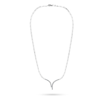 Colier Aur 14K cu Diamante Naturale 0.29 ct - Img 2