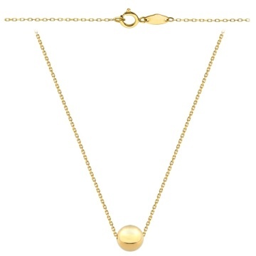 Colier cu Biluta 42+3 cm- Aur 14k
