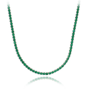 Colier din argint 925 6g - Tennis Green Collection