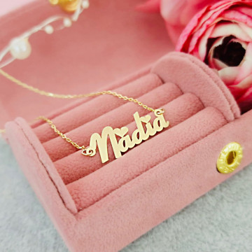 Colier din aur 14k personalizat la comanda cu orice nume - Img 2