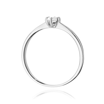 Inel Aur 14K cu Diamant de Laborator 0.20 ct - Img 11