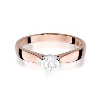 Inel Aur 14K cu Diamant de Laborator 0.25 ct - Img 6