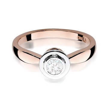 Inel Aur 14K cu Diamant de Laborator 0.30 ct - Img 6