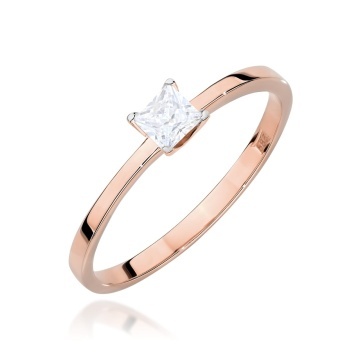 Inel Aur 14K cu Diamant de Laborator 0.30 ct - Img 5