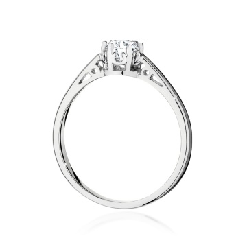 Inel Aur 14K cu Diamant de Laborator 0.40 ct - Img 6