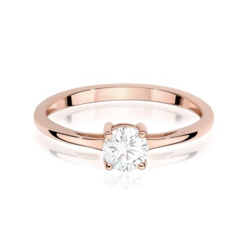 Inel Aur 14K cu Diamant de Laborator 0.50 ct - Img 6
