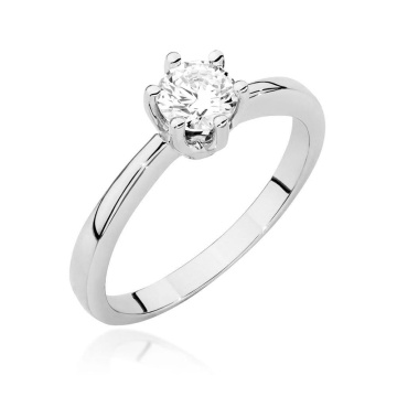 Inel Aur 14K cu Diamant de Laborator 0.50 ct - Img 9