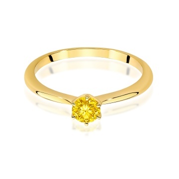 Inel Aur 14K cu Diamant de Laborator 0.50 ct - Img 2